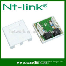Connecteur à fibre optique Netlink CAT.5E RJ45 double ports